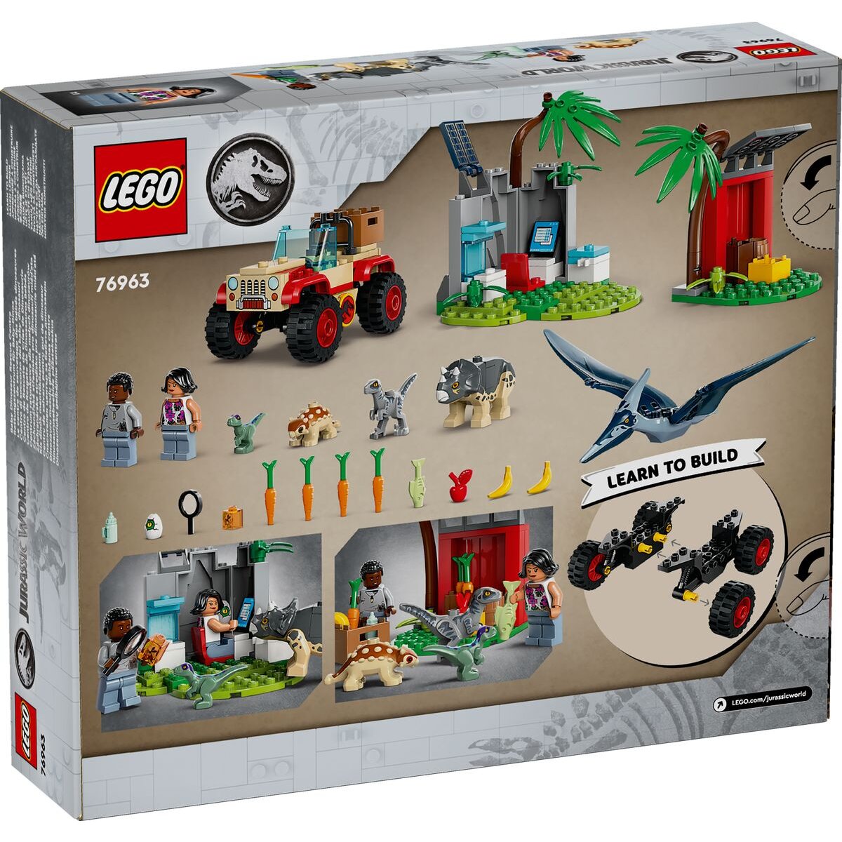 LEGO® Jurassic World™ 76963 Rettungszentrum für Baby-Dinos