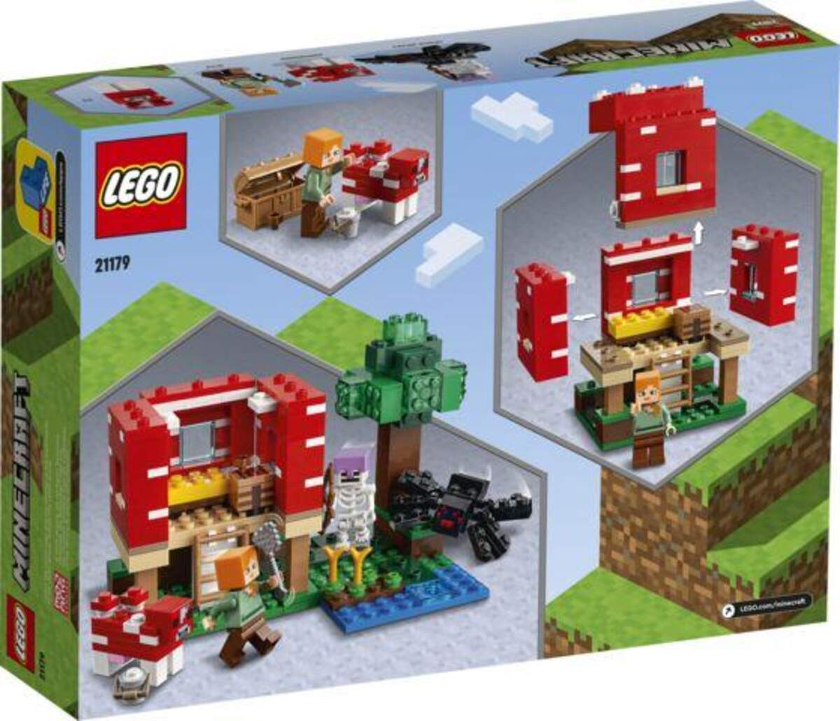 LEGO® Minecraft™ 21179 Das Pilzhaus