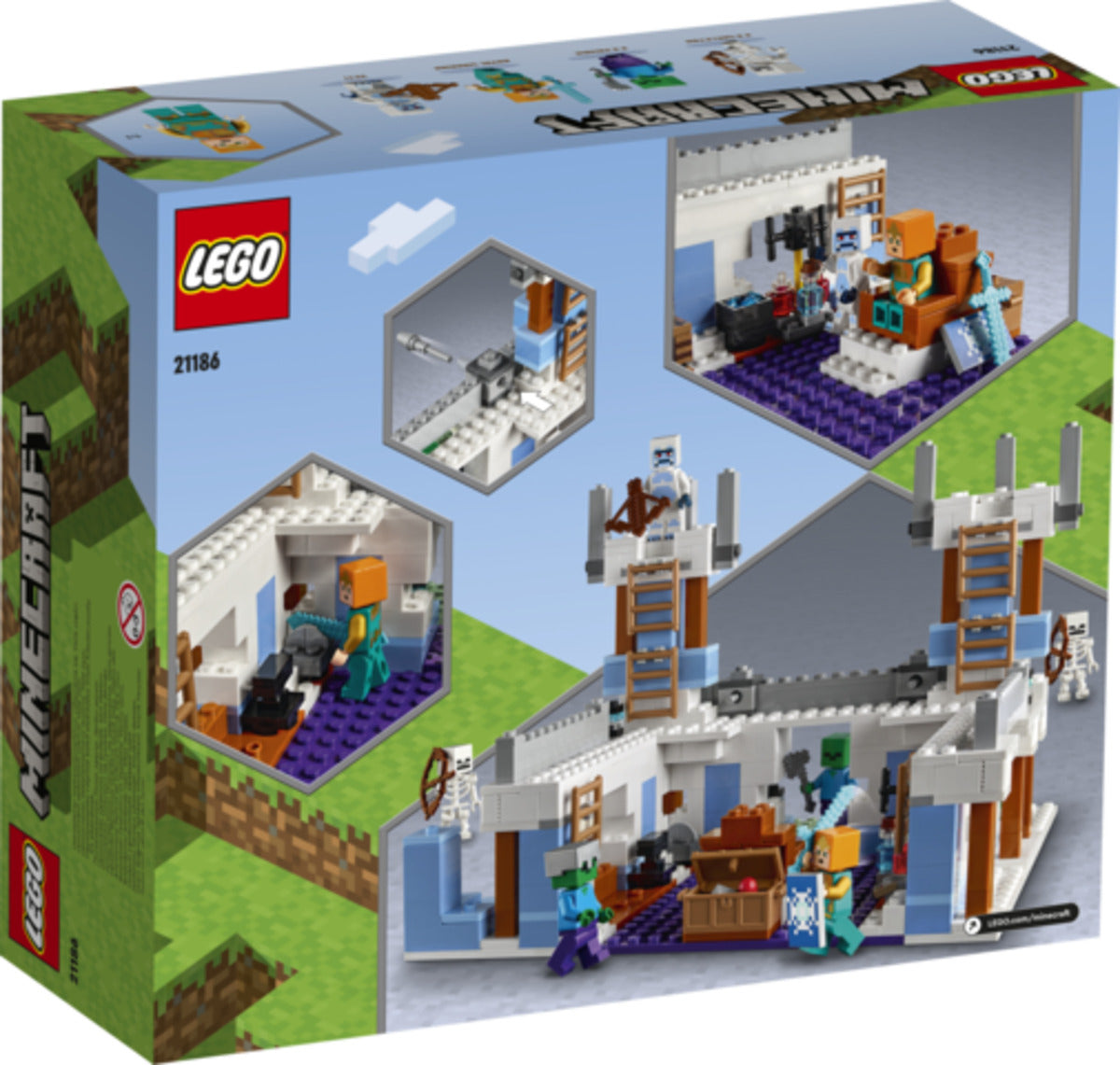 LEGO® Minecraft™ 21186 Der Eispalast