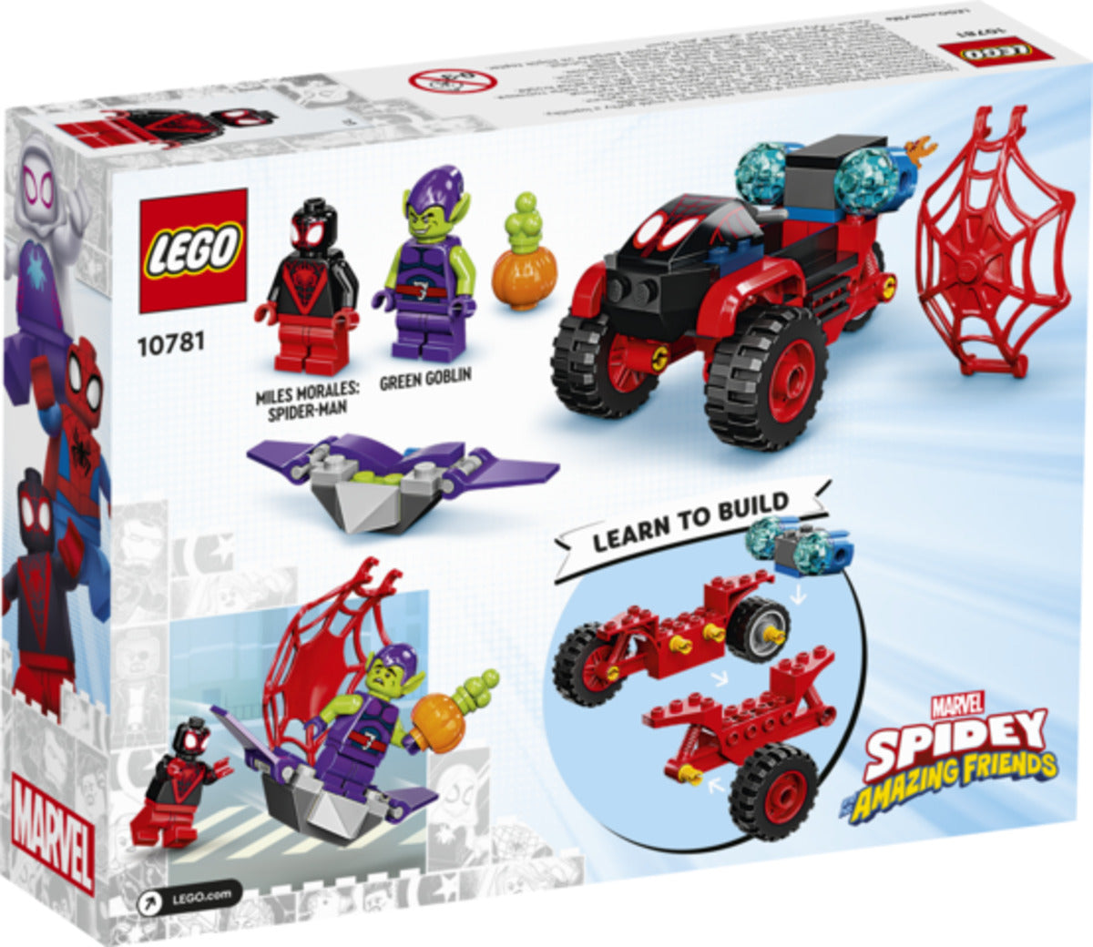 LEGO® Spidey 10781 Miles Morales: Spider-Mans Techno-Trike