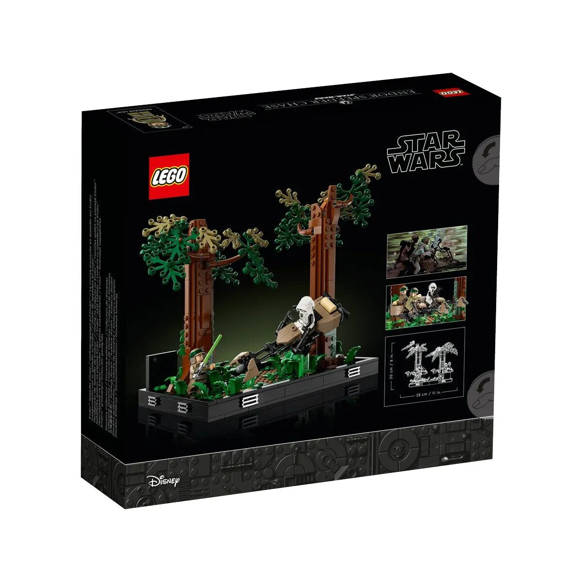 LEGO® Star Wars™ 75353 Verfolgungsjagd auf Endor – Diorama