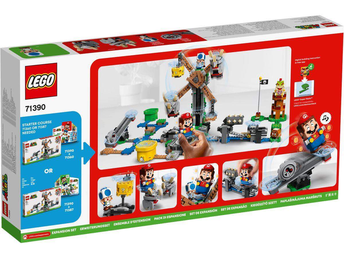 LEGO® Super Mario 71390 Reznors Absturz – Erweiterungsset