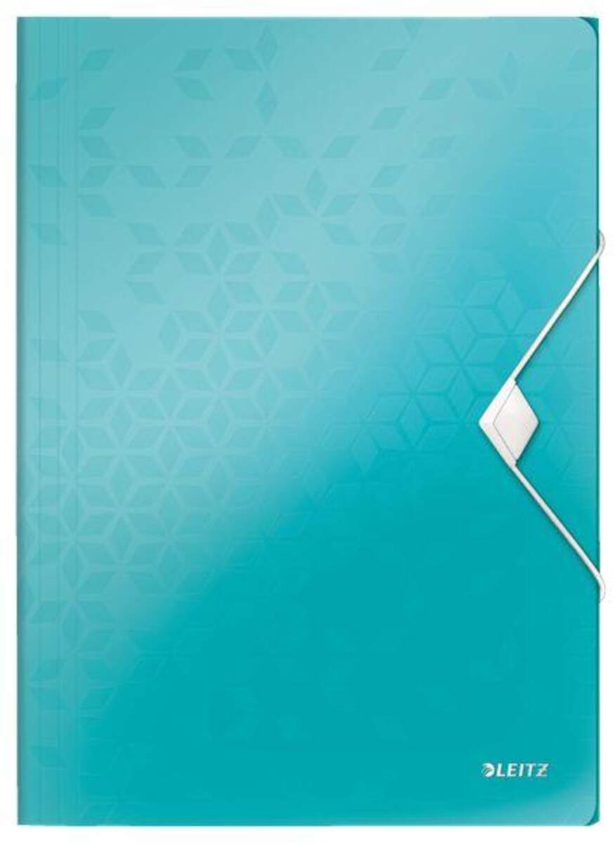Leitz Eckspannermappe A4 PP WOW, eisblau