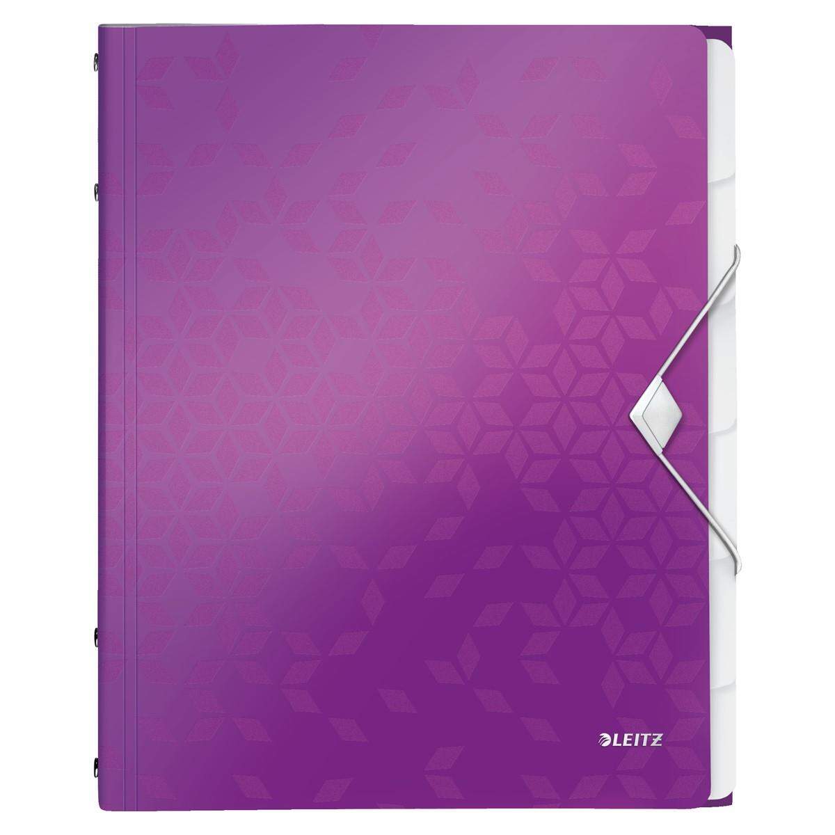 Leitz Ordnungsmappe WOW, A4, violett