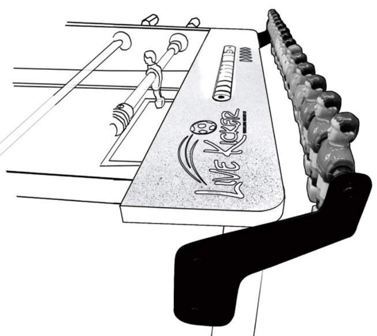 Live Kicker Ersatzbank für Spieler passend zu jedem Live Kicker