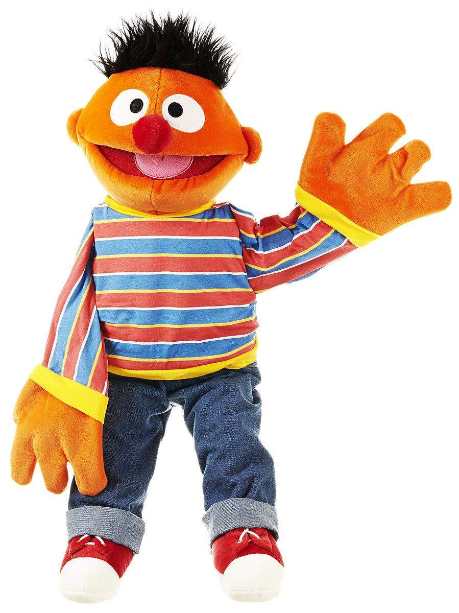 Living Puppets Seesamstraße Handpuppe Ernie, 65cm