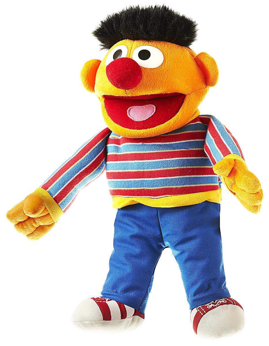 Living Puppets Sesamstraße Handpuppe Ernie, 33-37cm