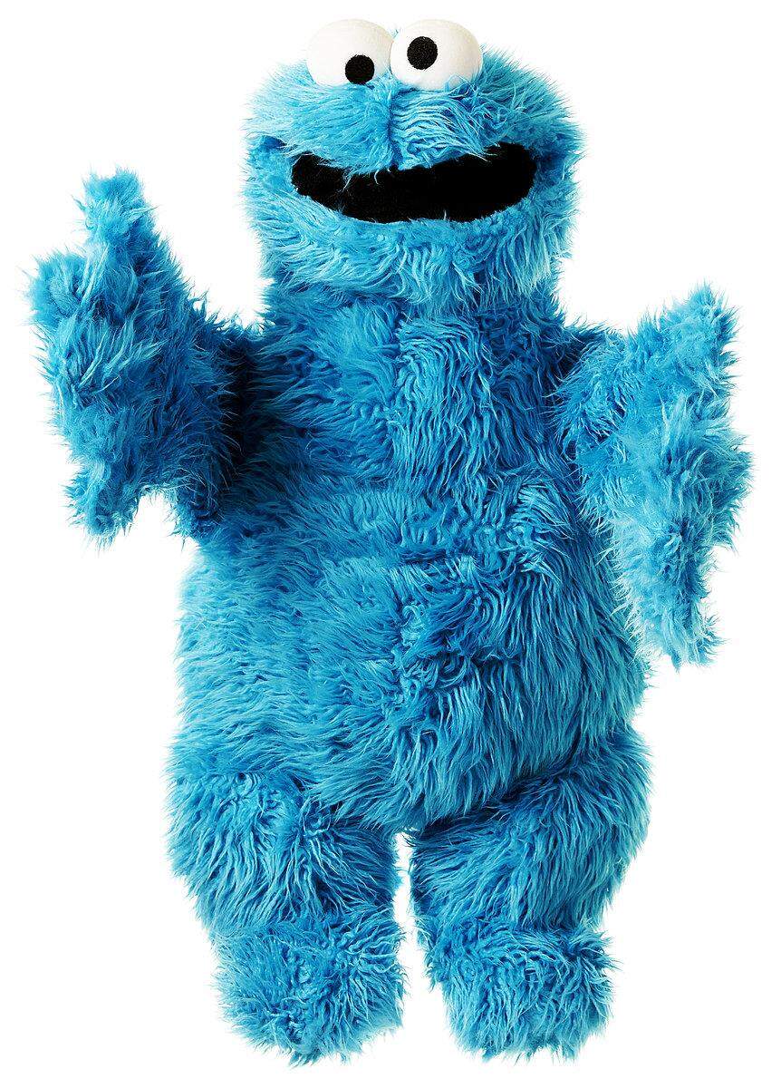 Living Puppets Sesamstraße Krümelmonster, 45cm
