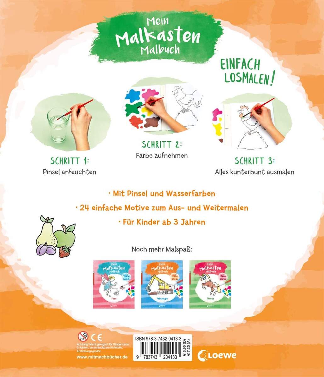 Loewe Mein Malkasten-Malbuch - Bauernhof