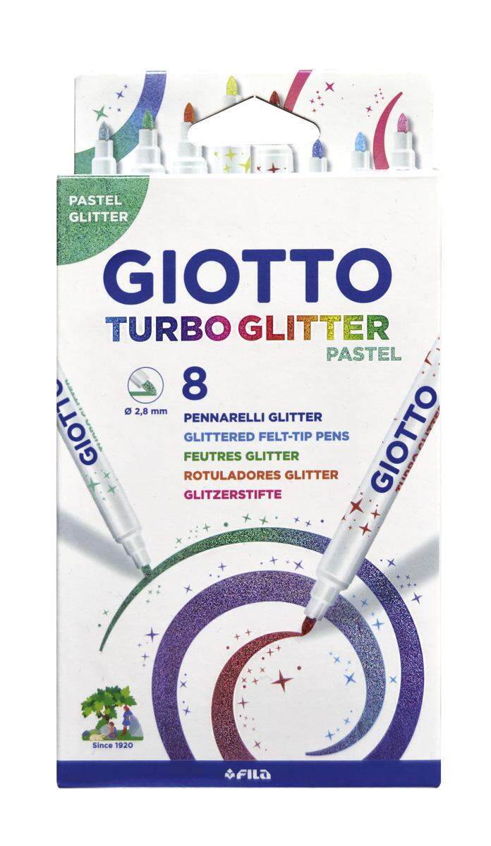Lyra Giotto Fasermaler Turbo Glitter pastell