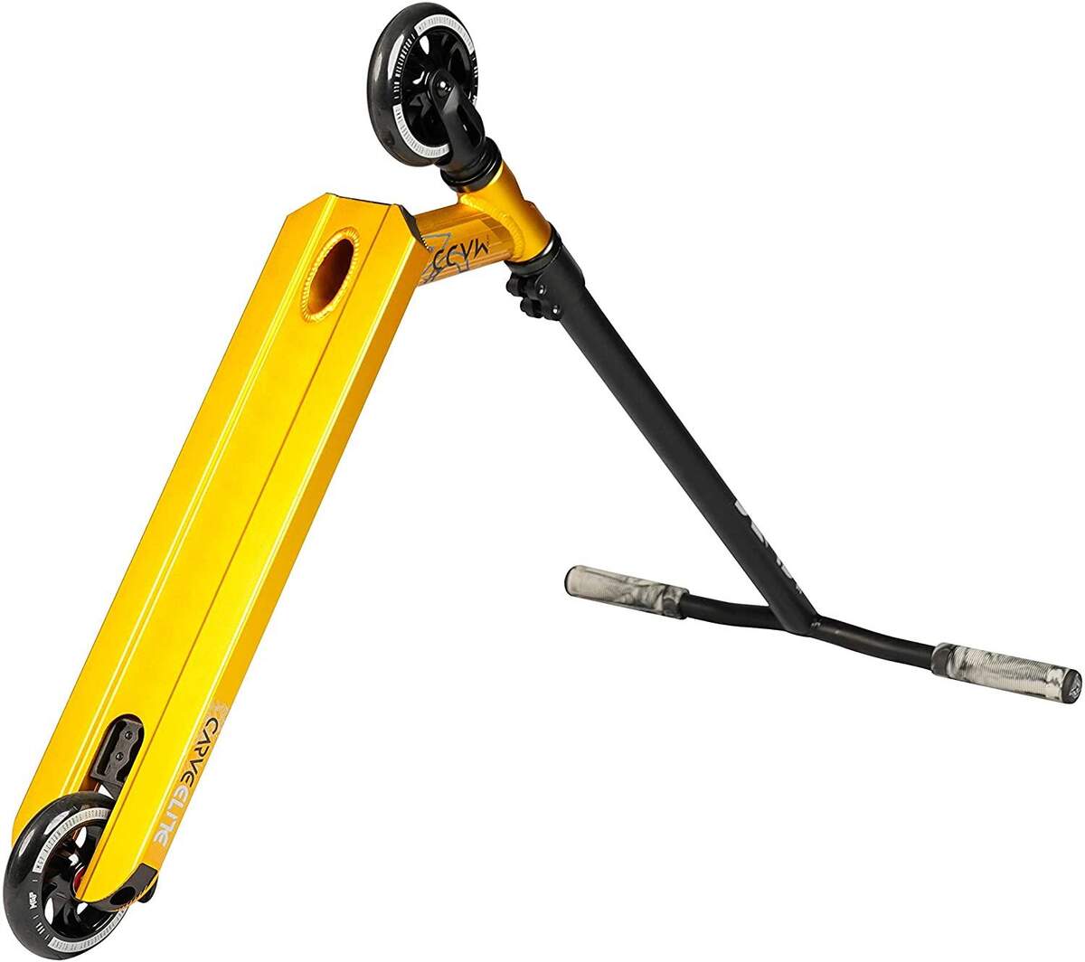 Madd Gear Carve Elite Freestyle Stunt Scooter Roller, gold