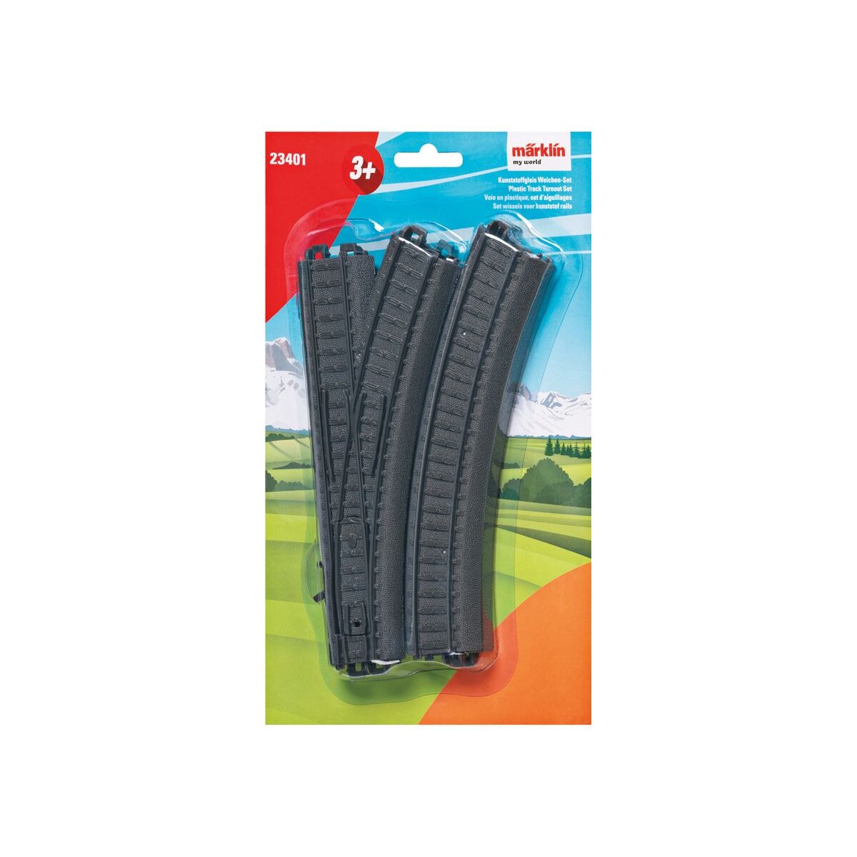Märklin my world 23401 - Kunststoffgleis Weichen-Set