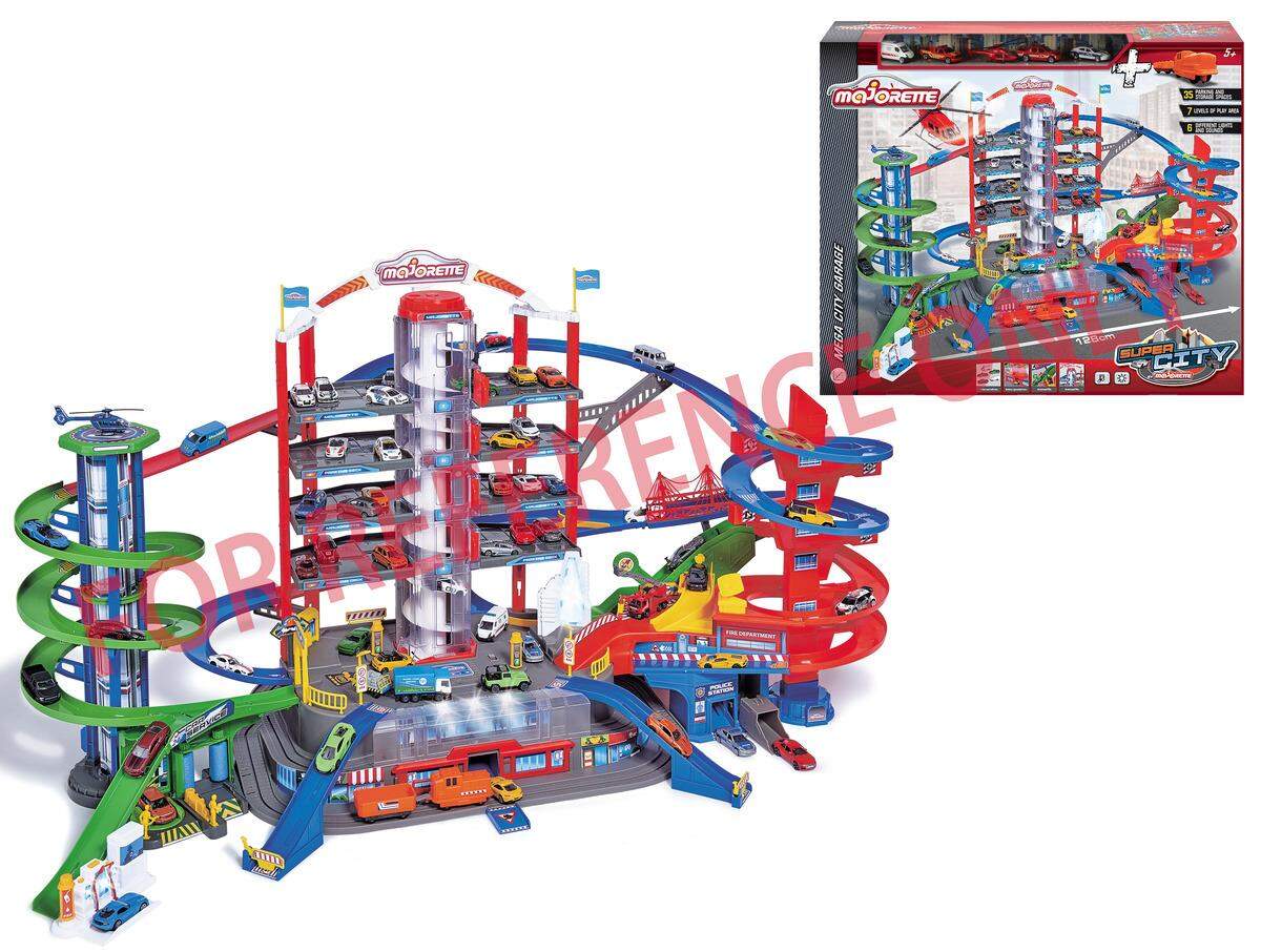 Majorette Super City Garage mit Licht und Sound