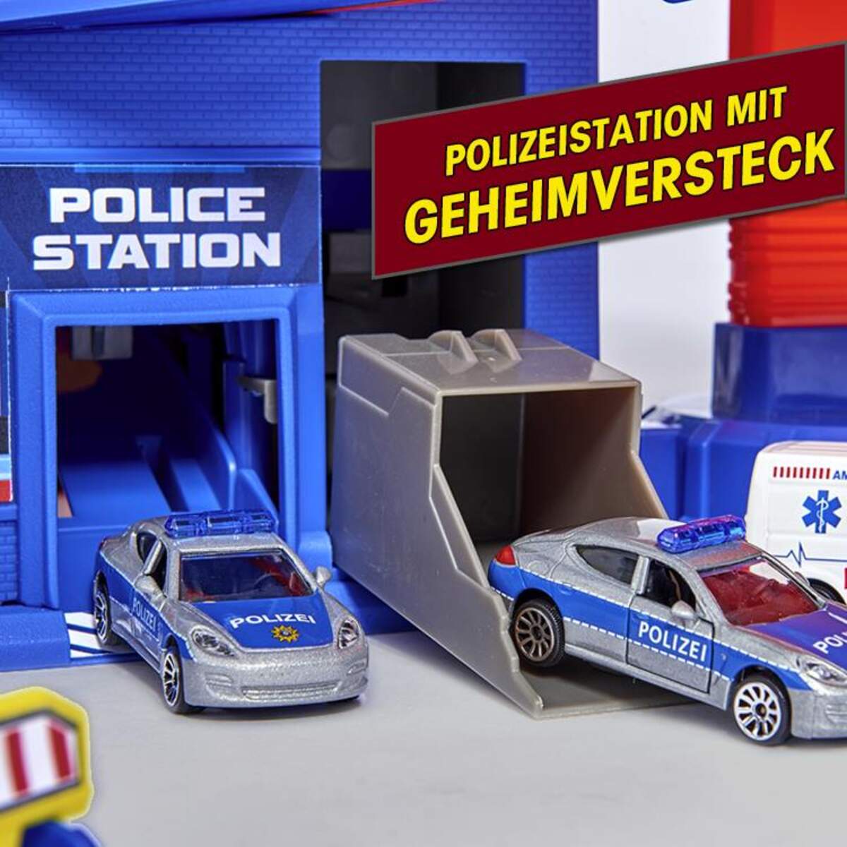 Majorette Super City Garage mit Licht und Sound