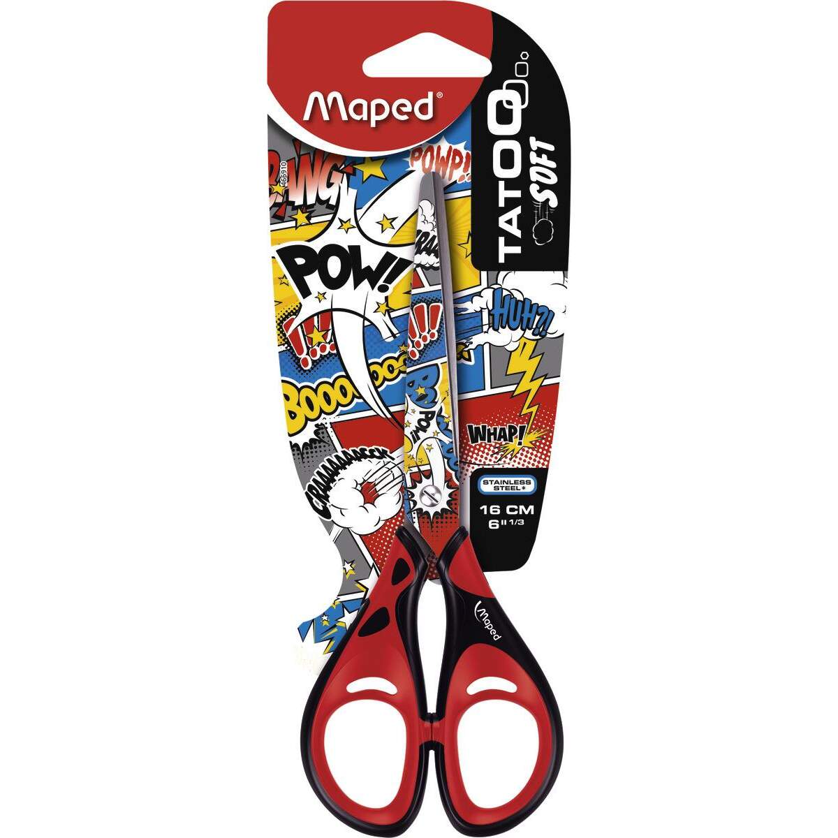 Maped Schere TATOO Soft Teen, rund, sortiert