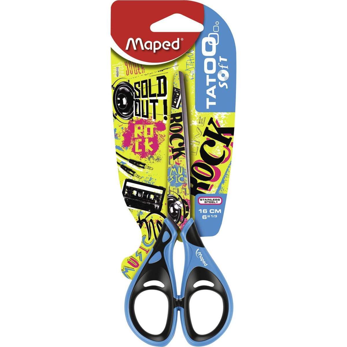 Maped Schere TATOO Soft Teen, rund, sortiert