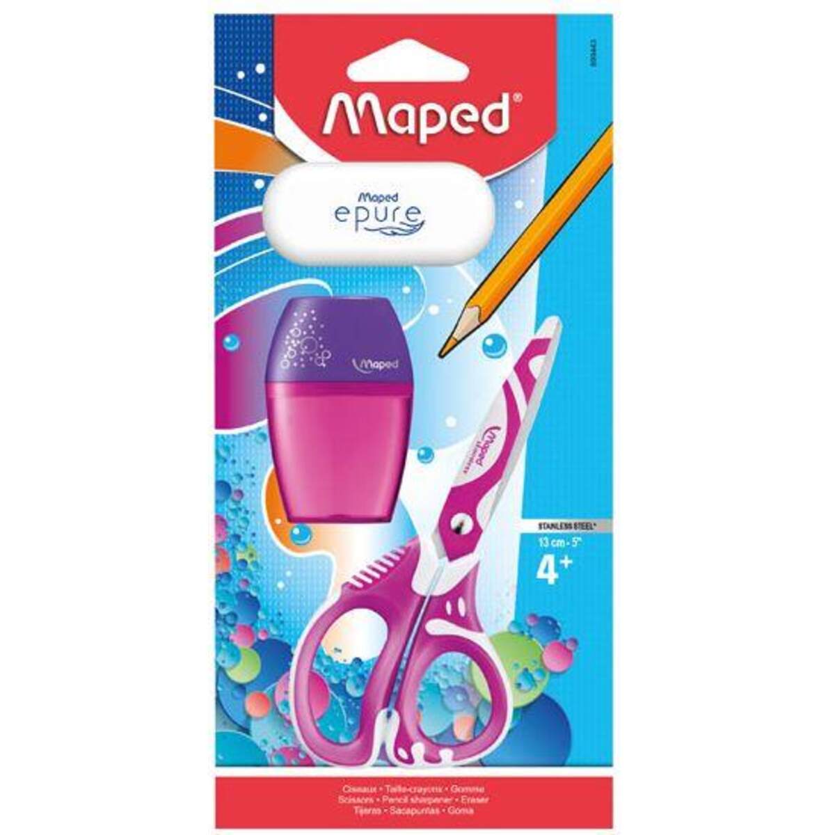 Maped Schulset 3teilig, 1 Stück, 2-fach sortiert