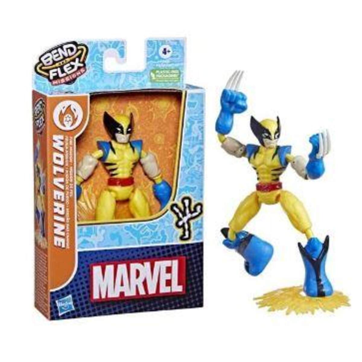 Marvel Avengers Bend and Flex Missions Figur, 15 cm, 1 Stück, 4-fach sortiert