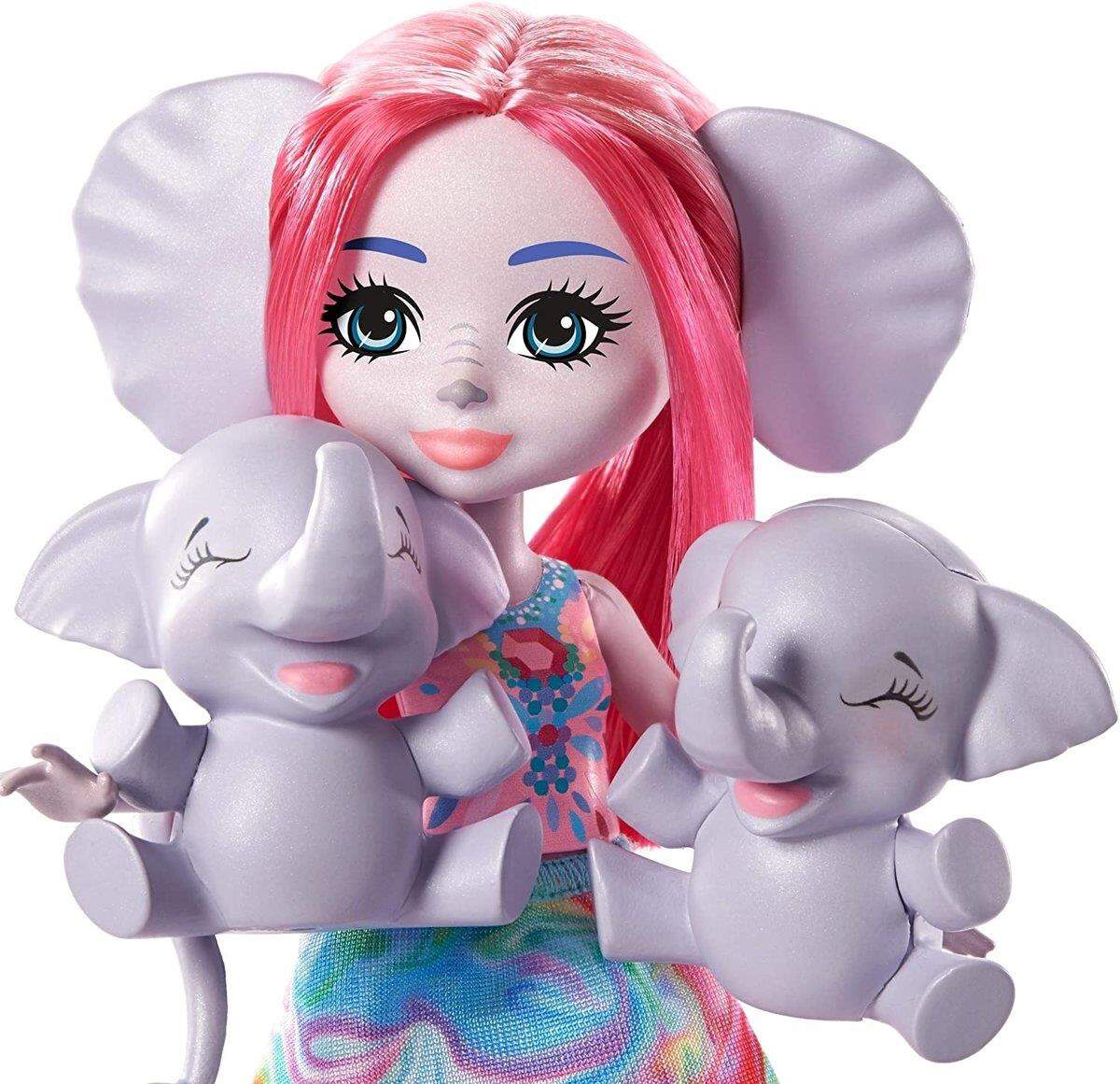 Mattel Enchantimals Esmeralda Elephant Familie