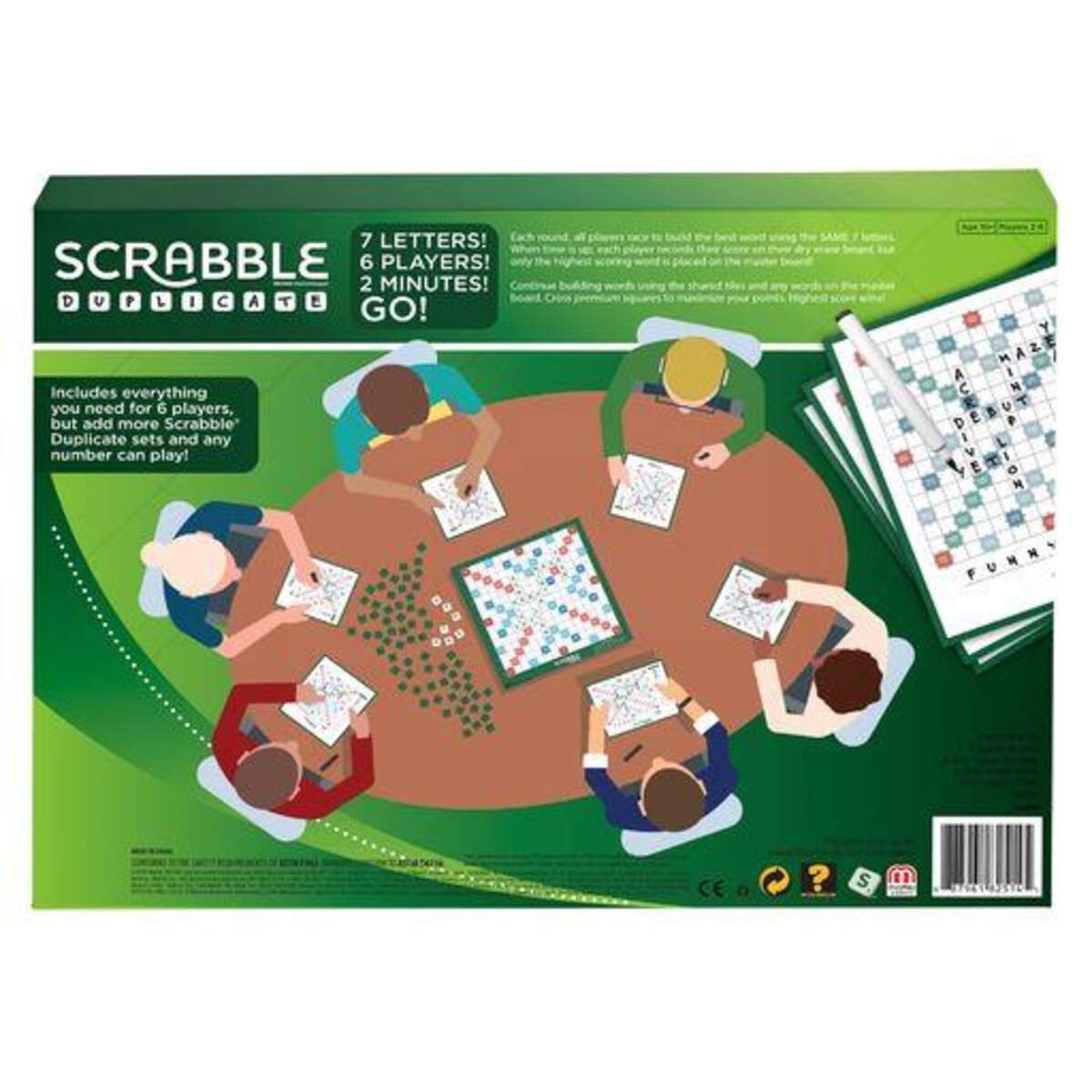 Mattel Games Scrabble Wortgefecht