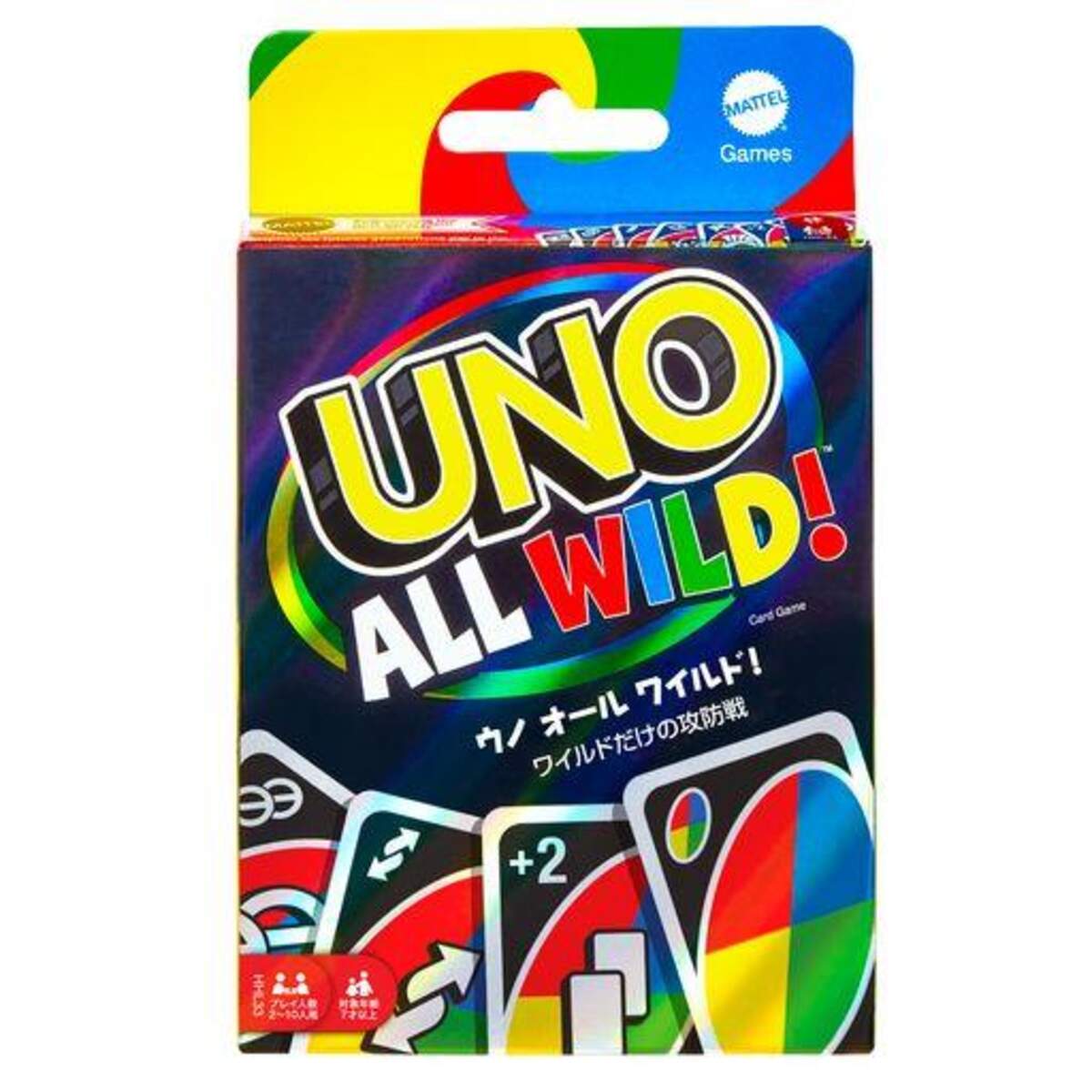 Mattel Games UNO All Wild, Kartenspiel, Familienspiel