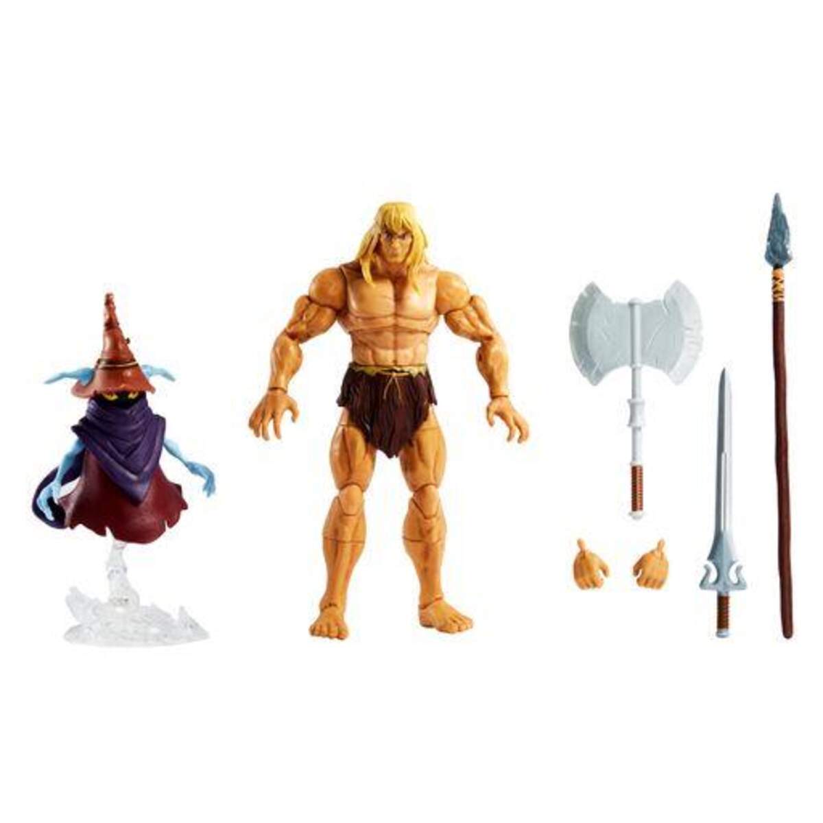 Mattel Masters of the Universe Masterverse Revelation Savage He-Man Actionfigur, ca. 18 cm