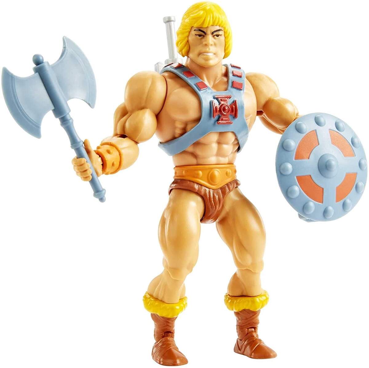 Mattel Masters of the Universe Origins Actionfigur He-Man Vintage Head, 14 cm