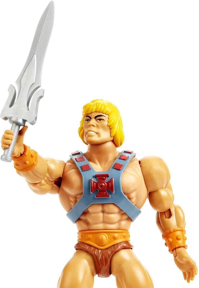 Mattel Masters of the Universe Origins Actionfigur He-Man Vintage Head, 14 cm