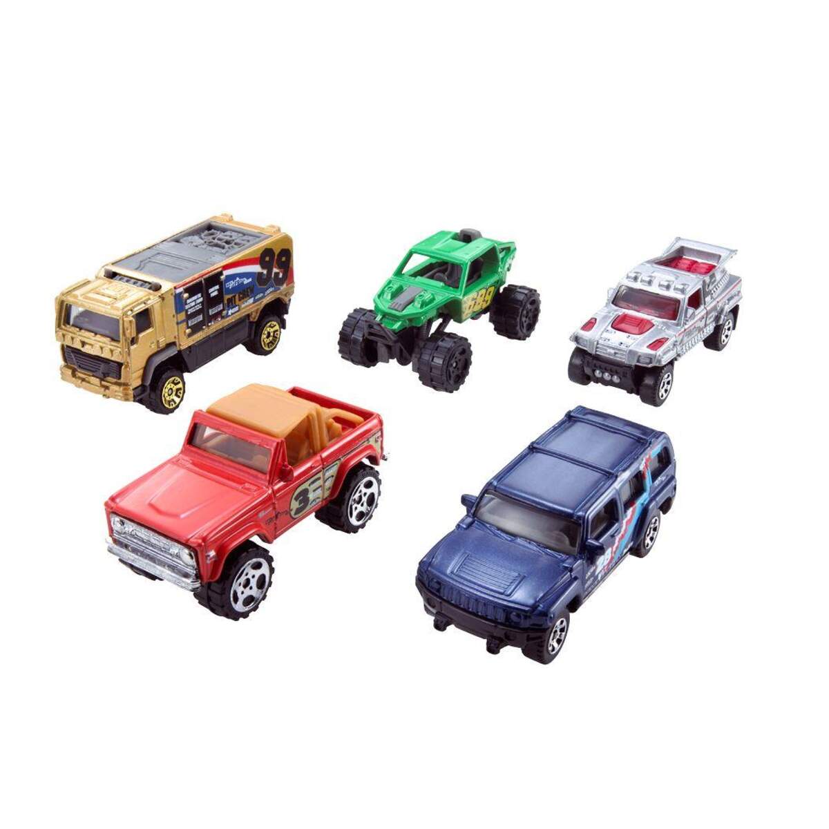 Mattel Matchbox Spielzeugautos Geschenkset 5-teilig, sortiert