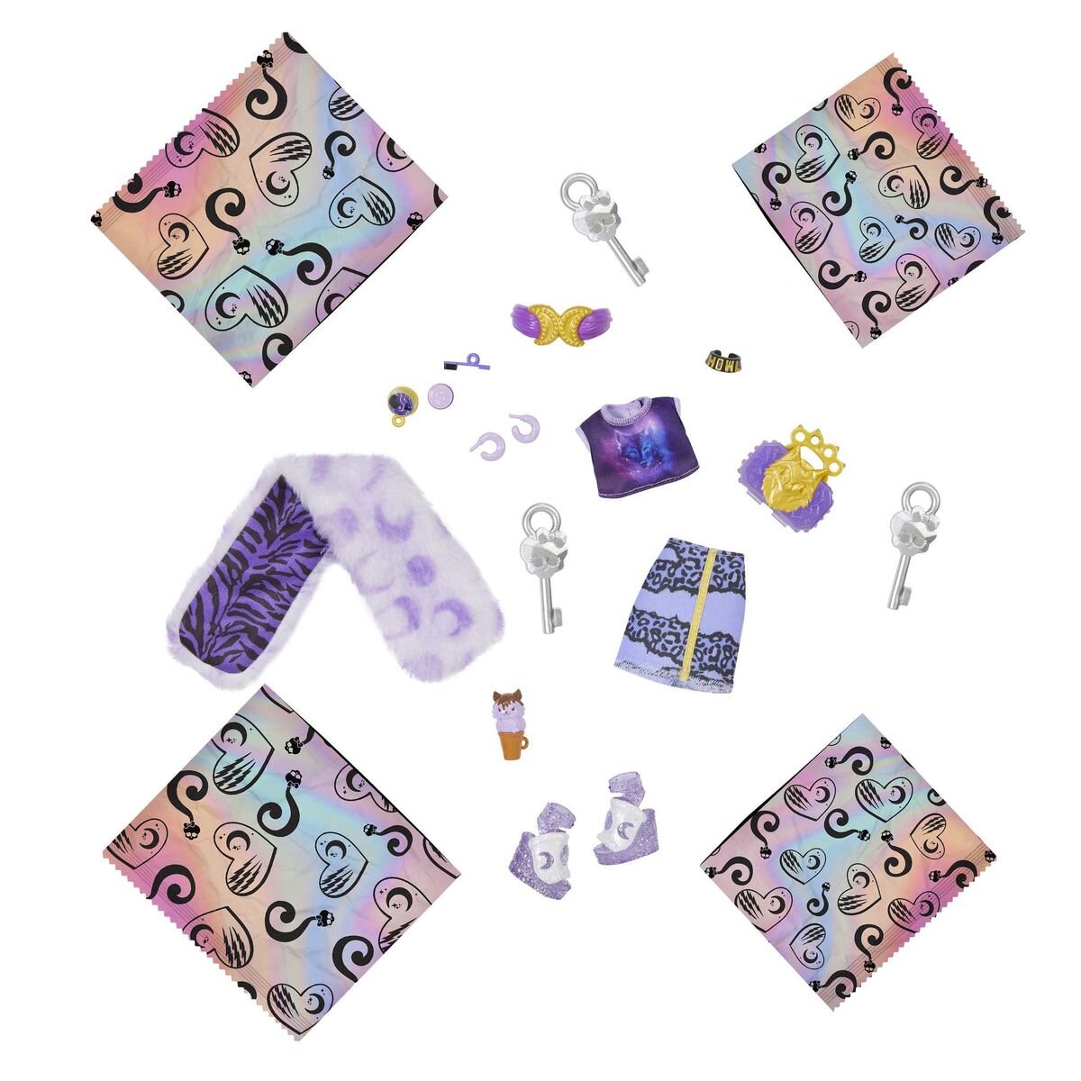 Mattel Monster High Verborgene Schätze Clawdeen