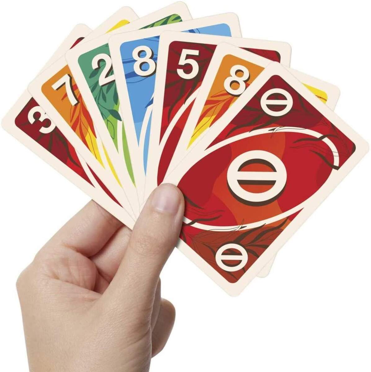 Mattel UNO 100% Papier Kartenspiel, plastikfrei und recycelbar, Familienspiel