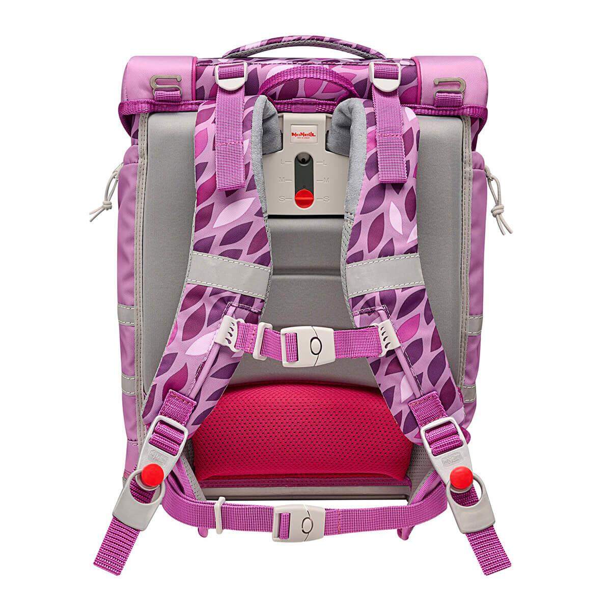 McNeill Schulranzen-Set McLight 2 PURPLE, 6-teilig