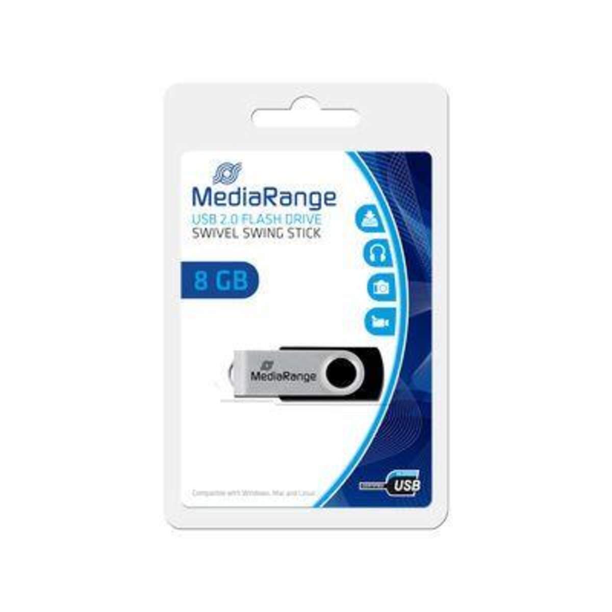 MediaRange USB Speicherstick, 8GB