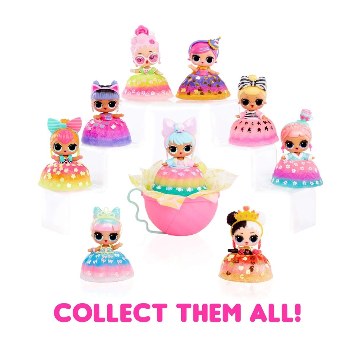 MGA Entertainment L.O.L. Suprise Mix & Make Birthday Cake Tots, 1 Stück, sortiert