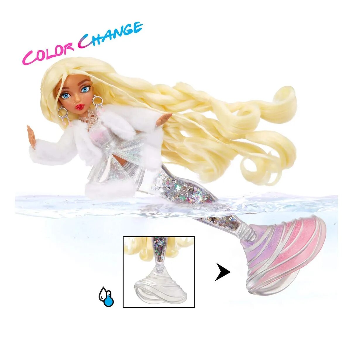 MGA Entertainment Mermaze Mermaidz Winter Waves Doll - Gwen