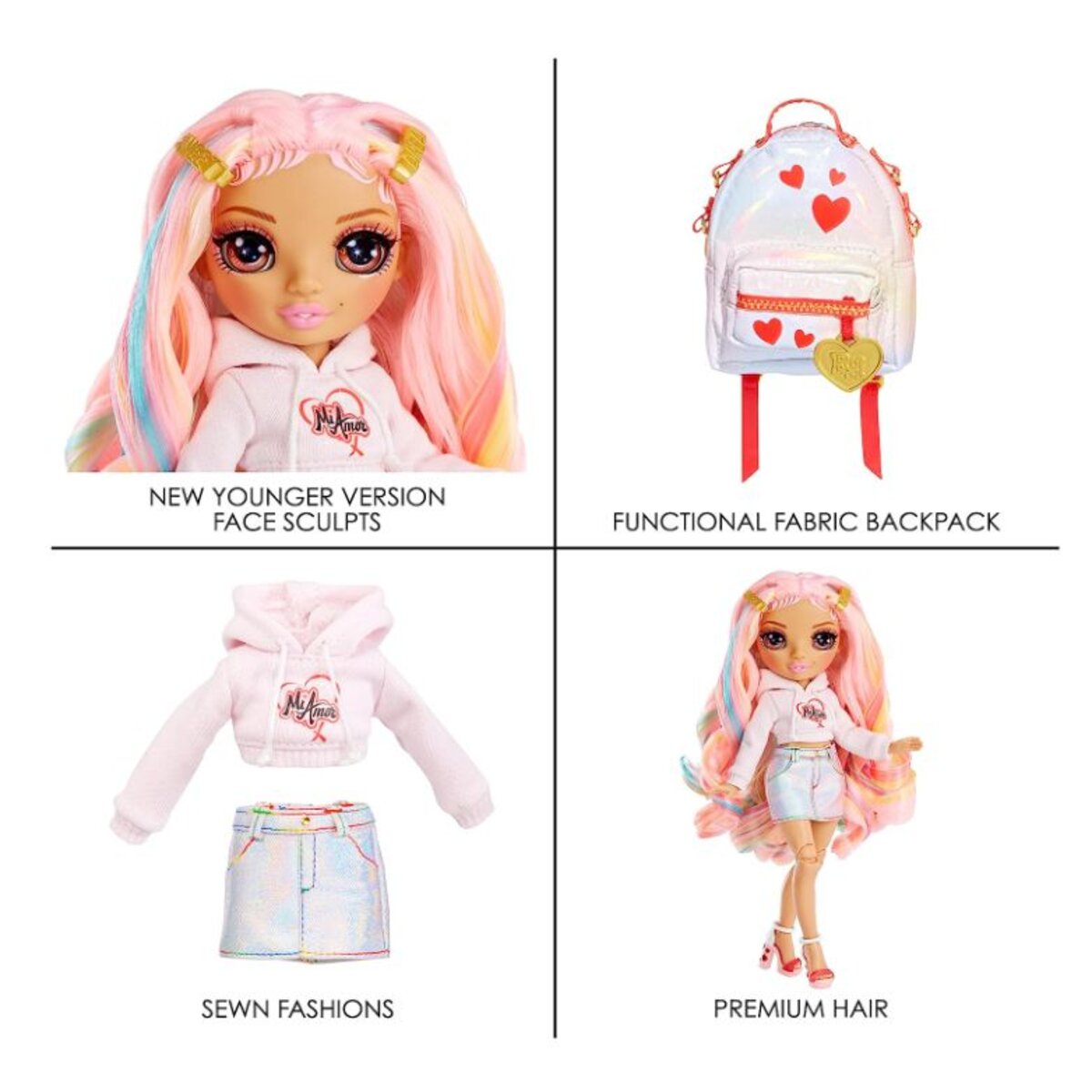 MGA Entertainment Rainbow High Junior High Special Edition Doll- Kia Hart (Pink)