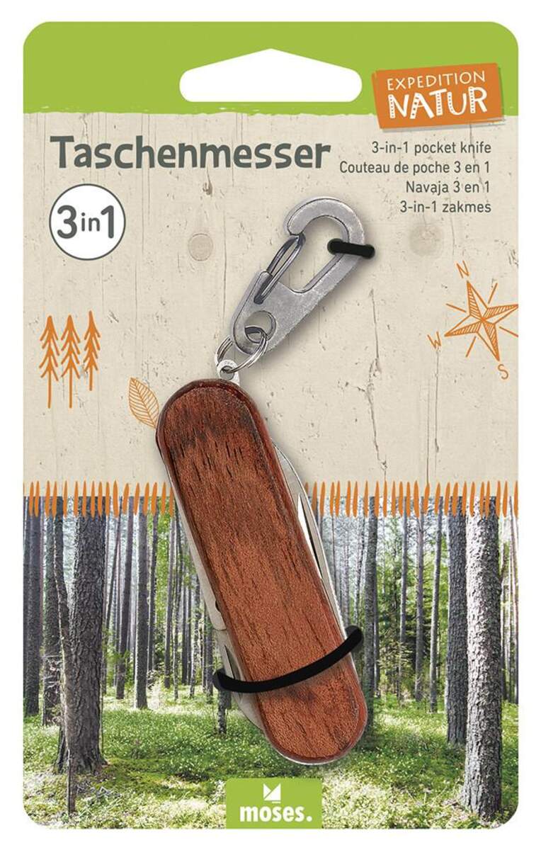 moses. Expedition Natur Taschenmesser 3 in 1
