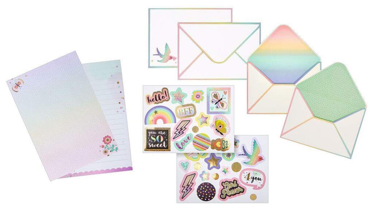 moses. Flowers & Friends Briefpapier-Set