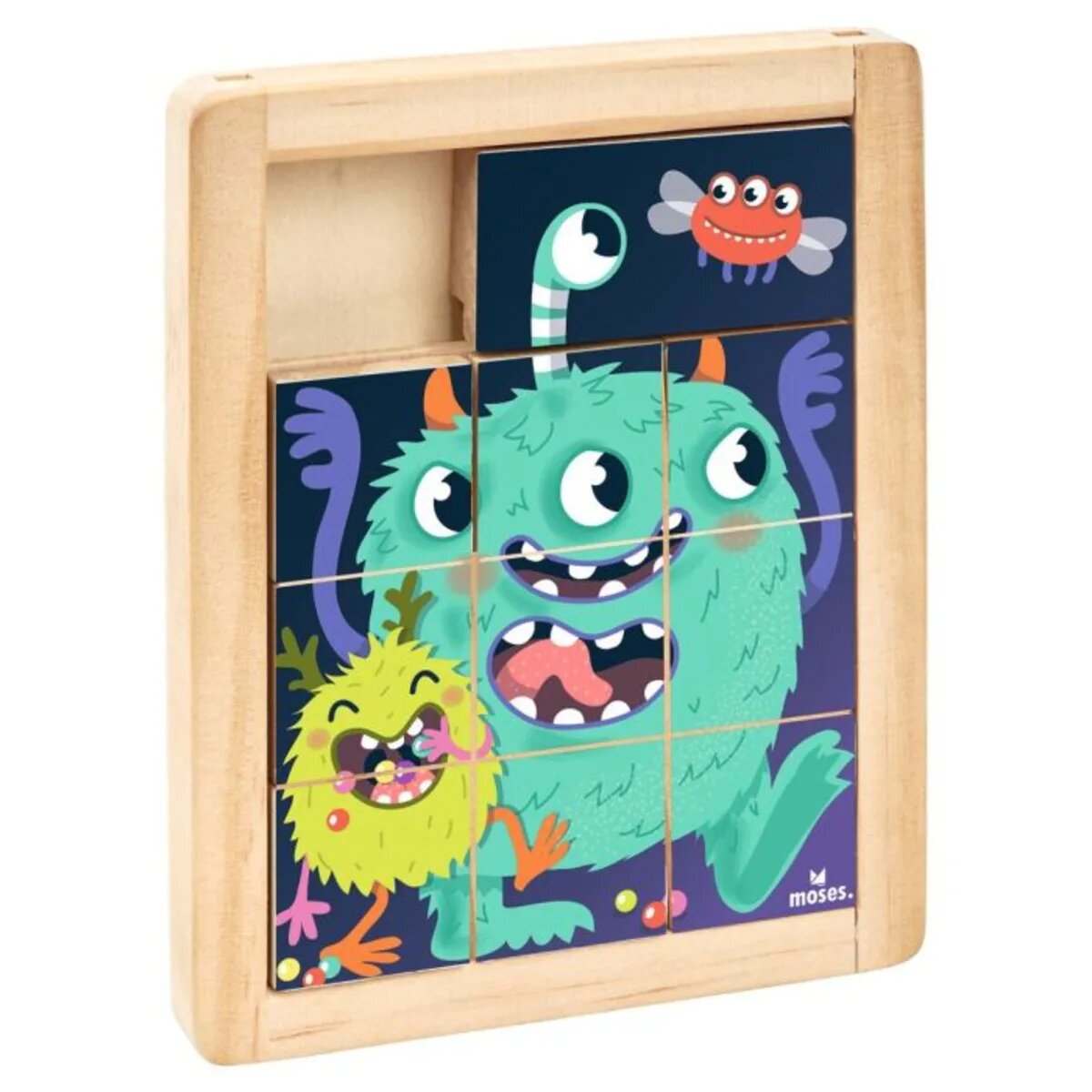 moses. Kleine Schiebepuzzle aus Holz
