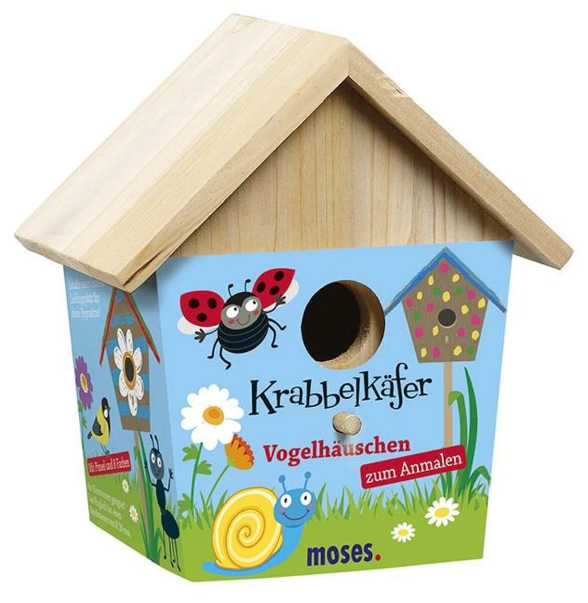 moses. Krabbelkäfer Vogelhäuschen