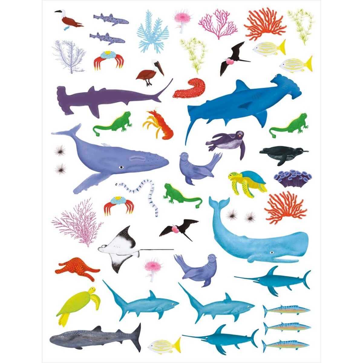 moses. Mein magisches Rubbelsticker-Buch Meerestiere