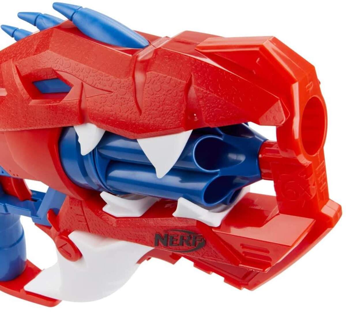 Nerf DinoSquad Raptor-Slash Blaster, 6-Dart Rotationstrommel