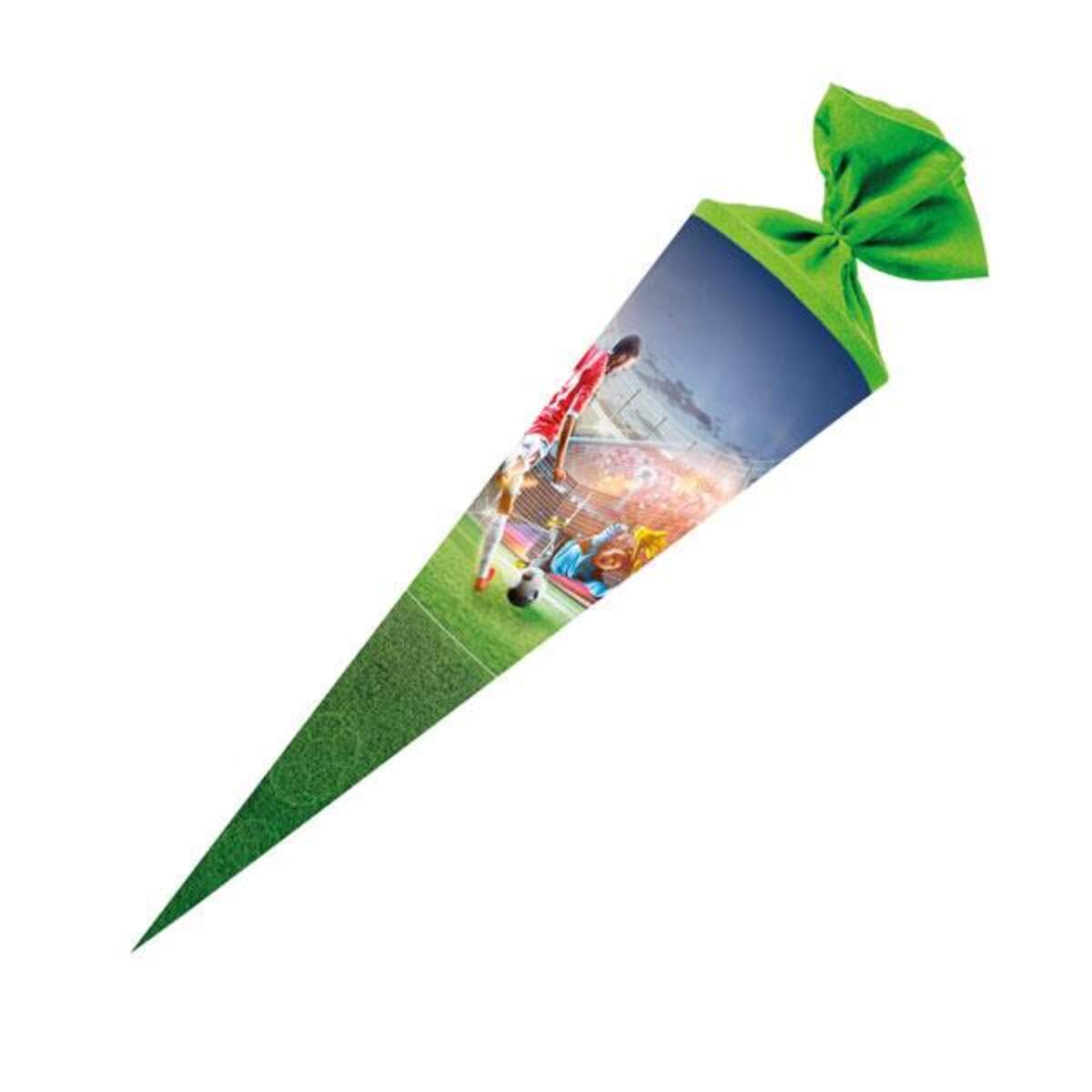 Nestler Schultüte Kicker mit Filzverschluss, 70 cm, rund