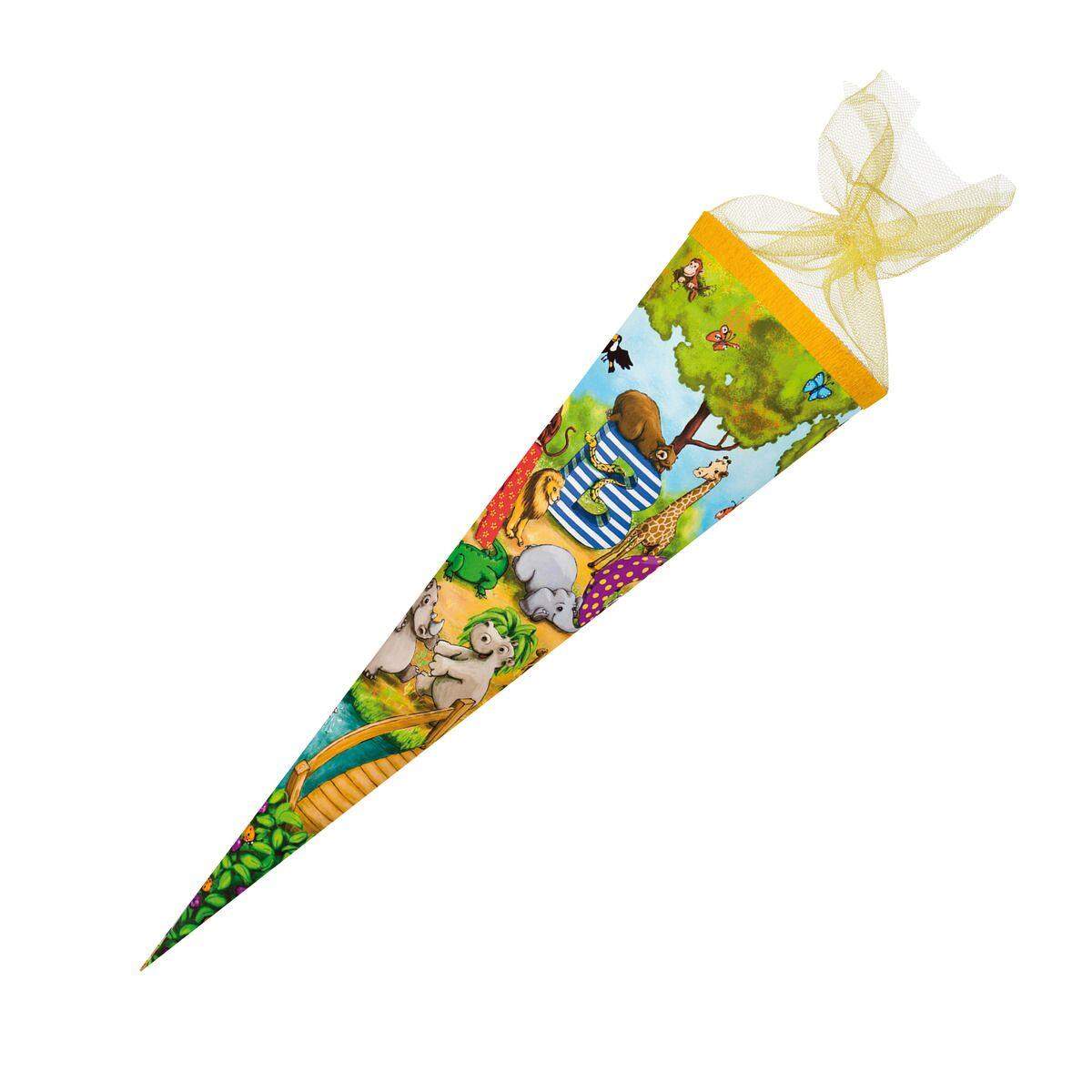 Nestler Schultüte Tier-ABC, 35 cm rund