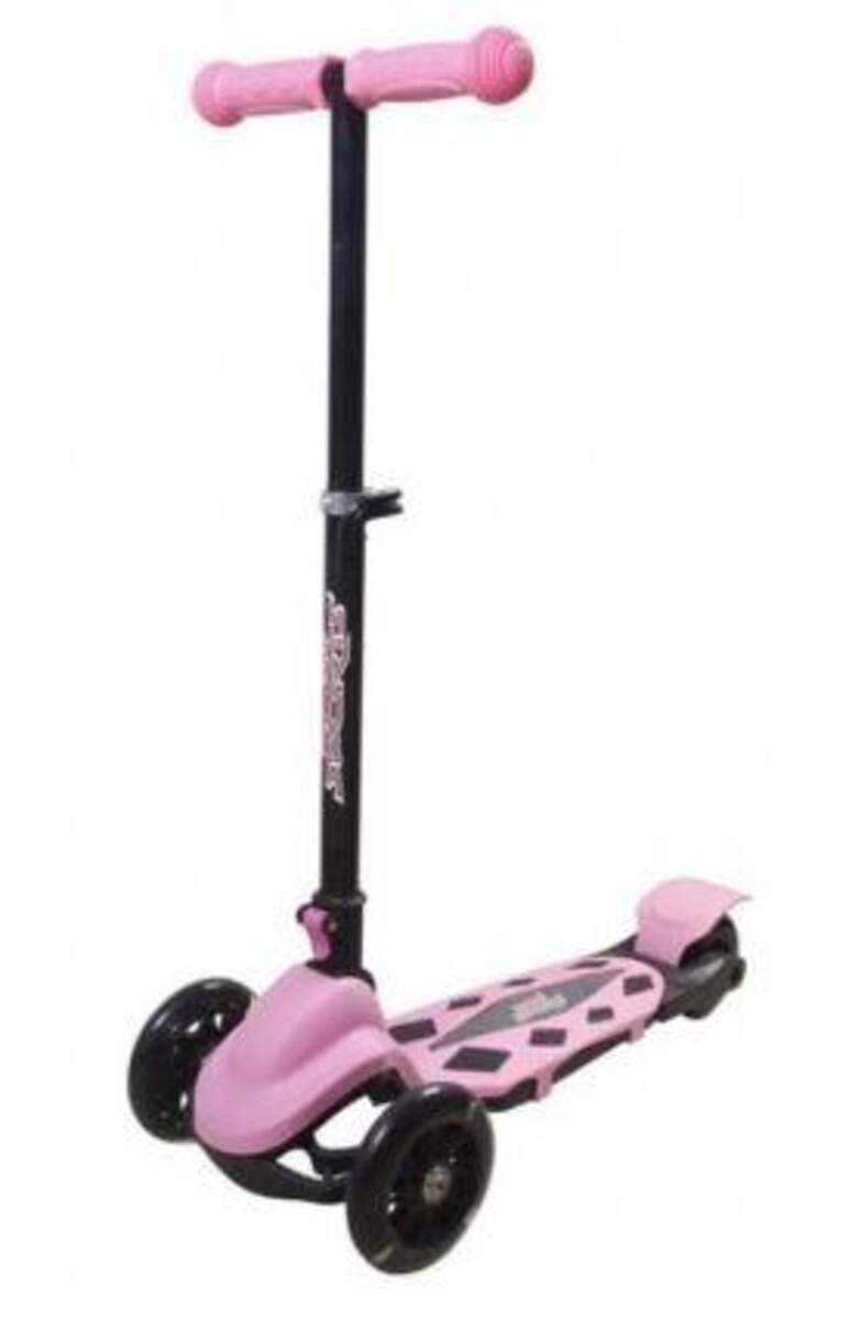 New Sports 3-Wheel Scooter Rosa, klappbar, 110 mm