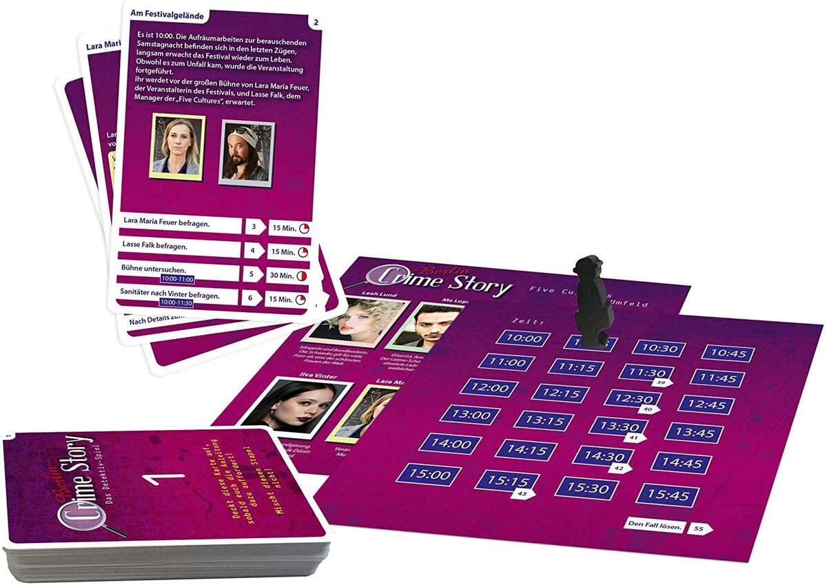 Noris Spiele Detektivspiel Crime Story Berlin