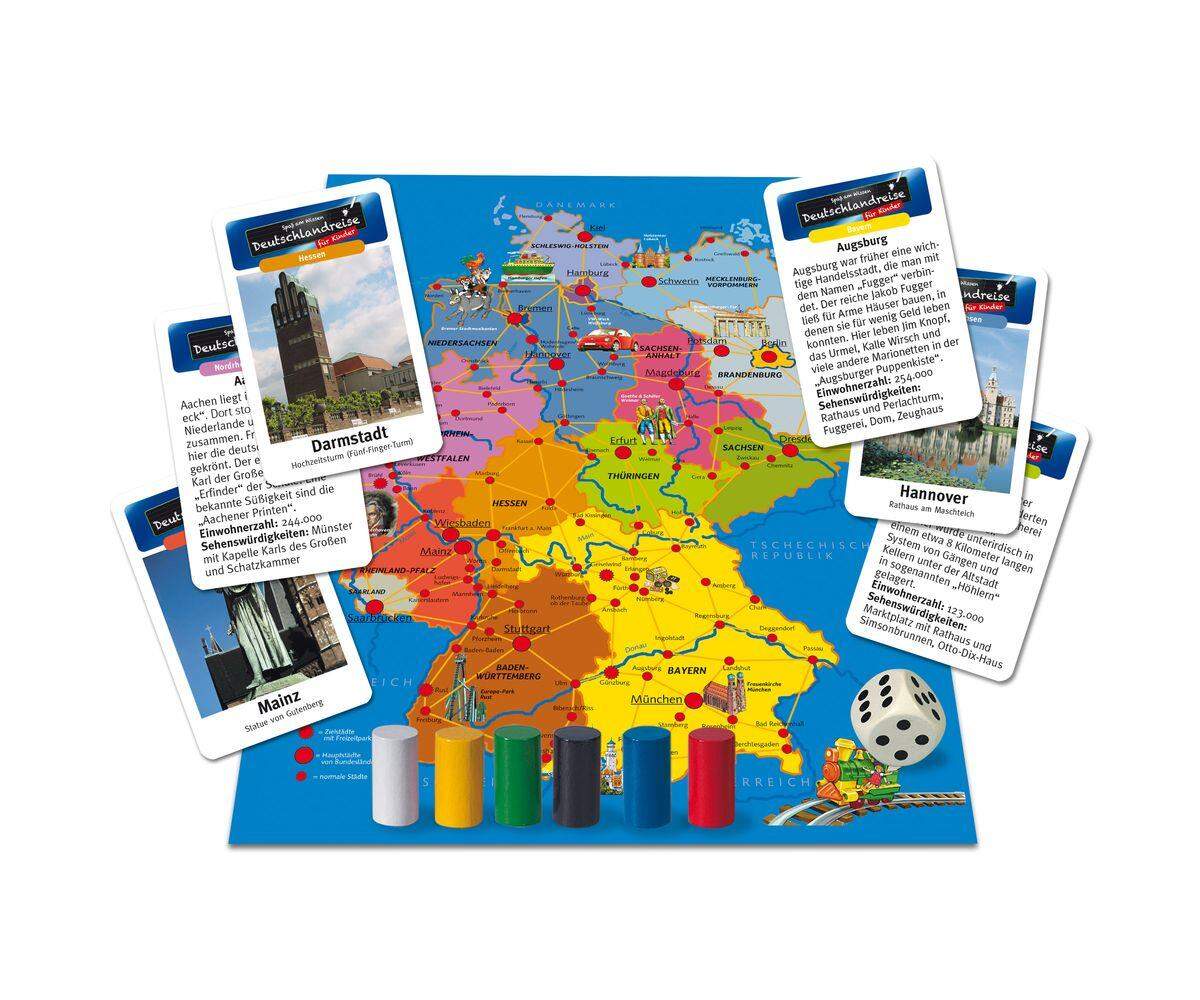 Noris Spiele Deutschlandreise für Kinder