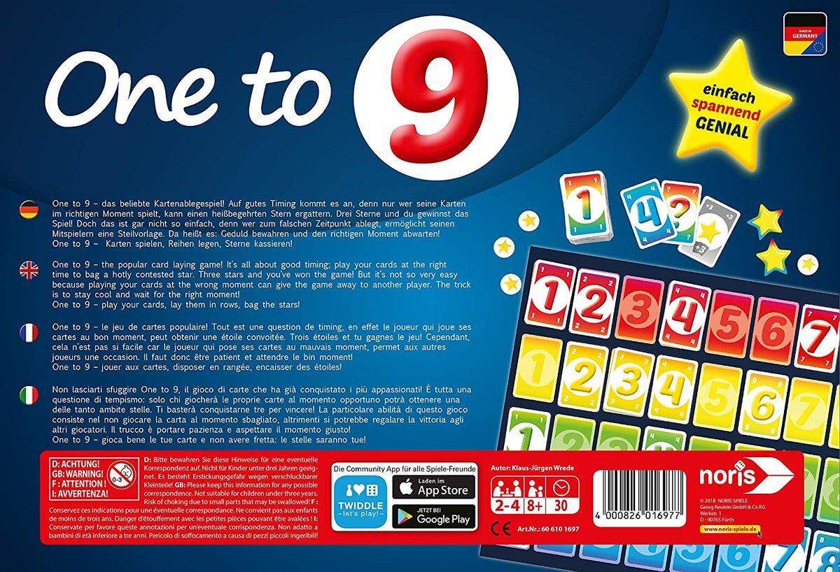 Noris Spiele One to 9