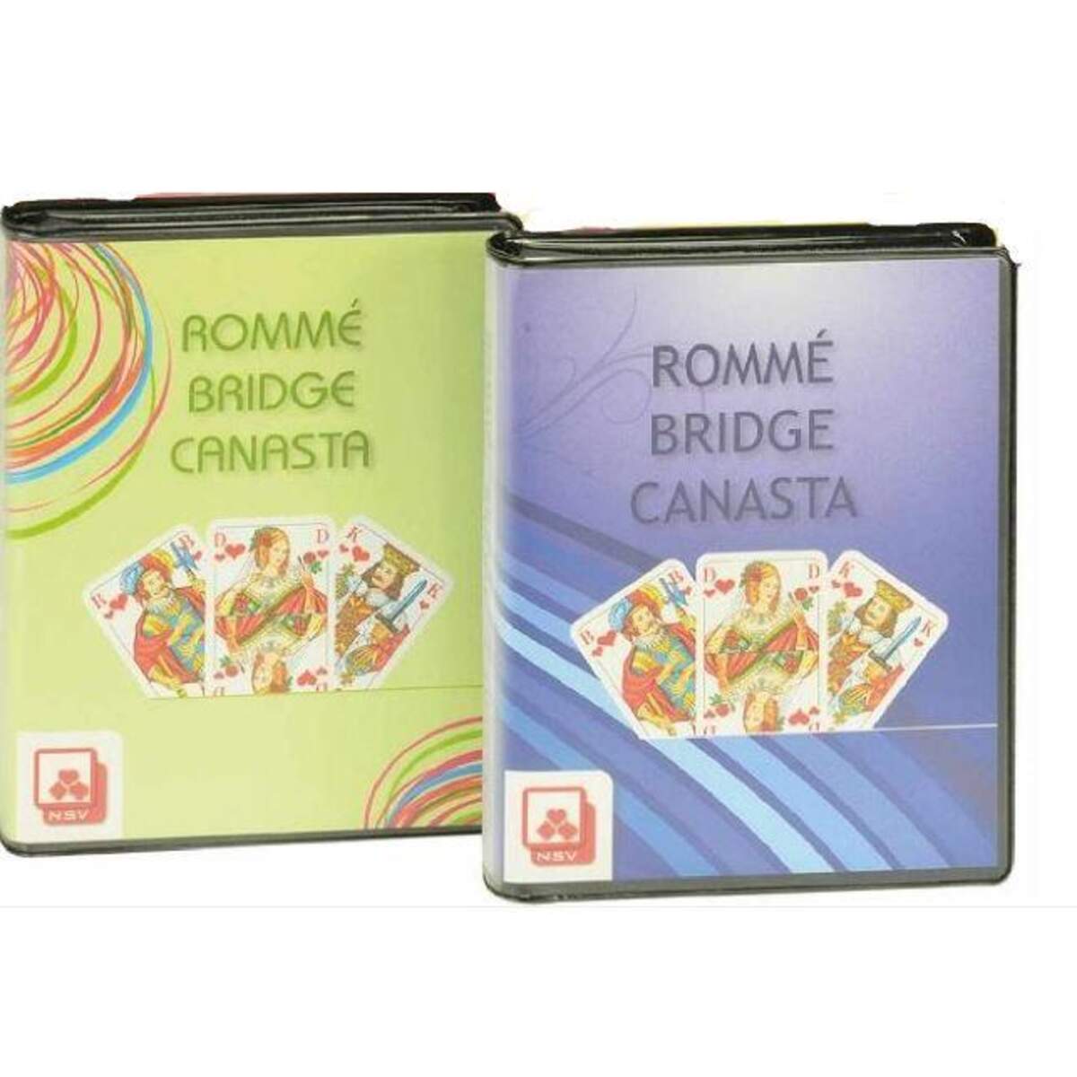 NSV Doppelrommé -Classic- im Folienetui, 2 Stück, sortiert