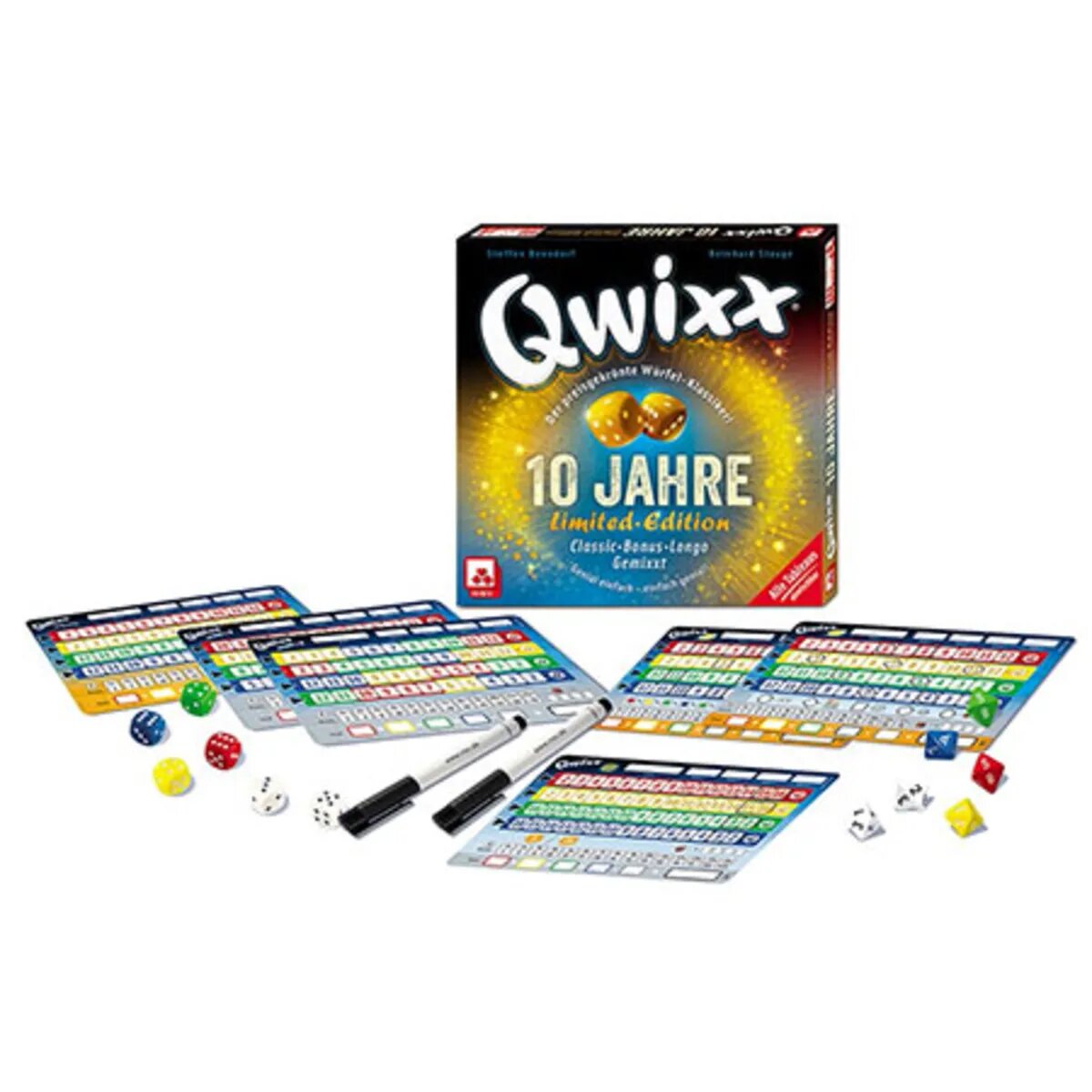 Nürnberger Spielkarten QWIXX EDITION - 10 JAHRE QWIXX